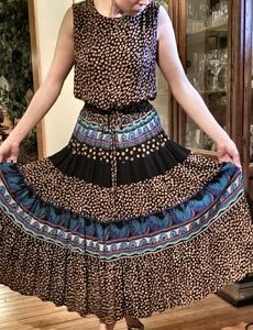 Boho midi dress